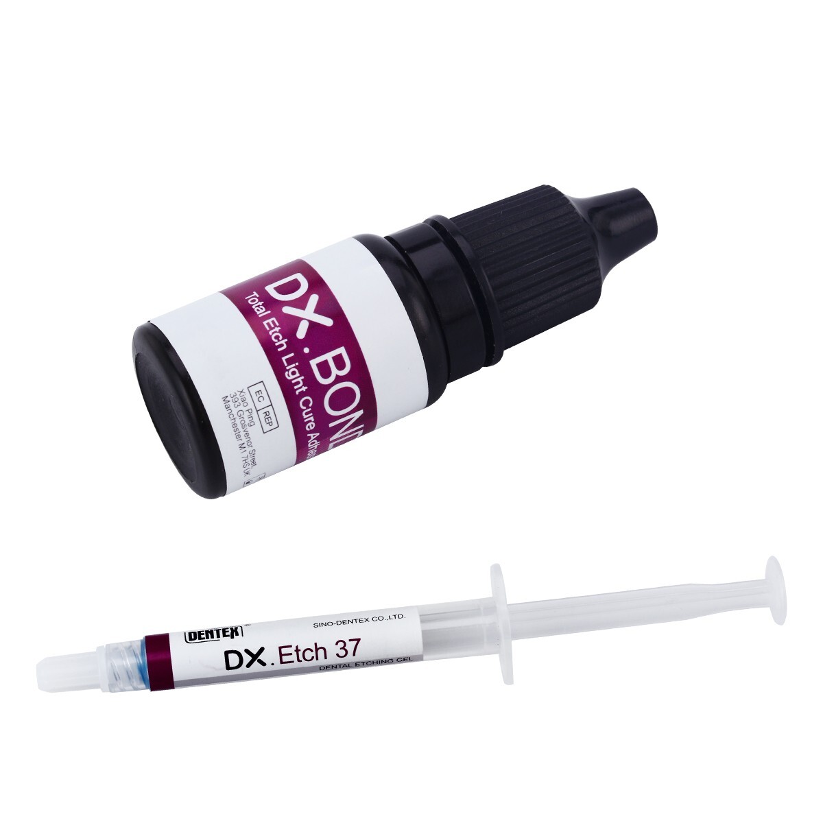 Dentex Dental Light Cure Composite Kit A1 A2 A3 A3.5 B1 Restoration Adhesive Gel