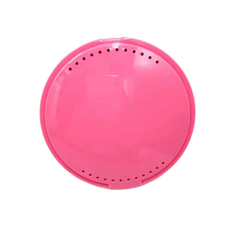 10pcs Denture Orthodontic Retainer Braces Storage Box Invisible Case with Mirror