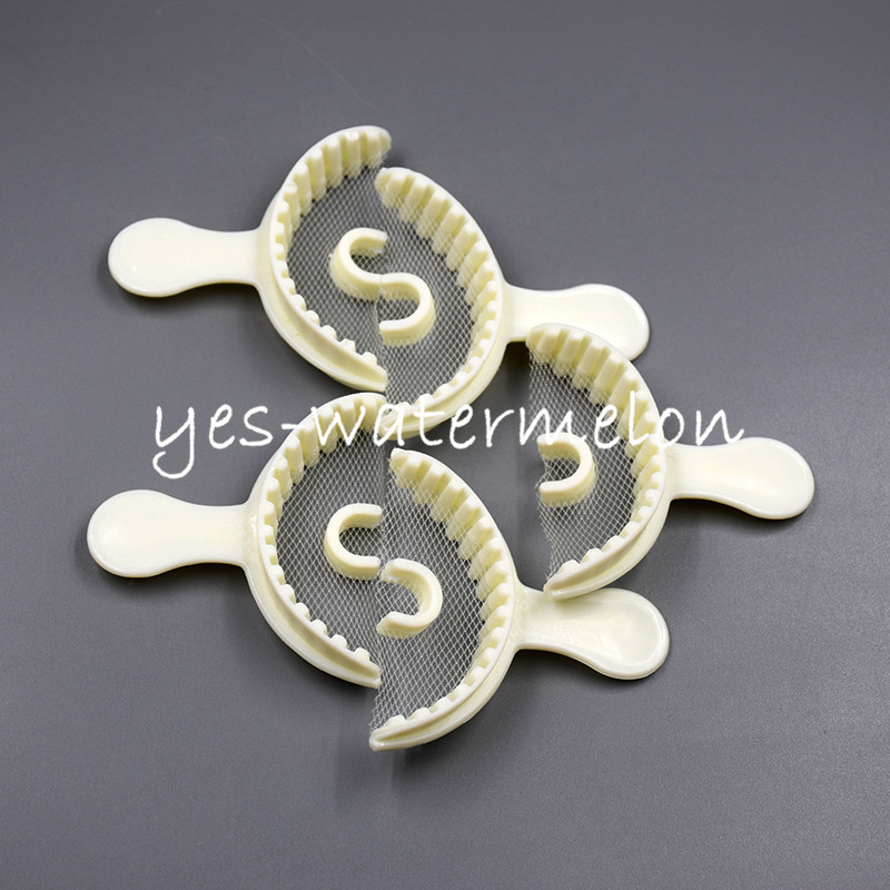 Anterior Bite Registration Tray Dental Disposable Triple Trays 50 Pcs/Pack