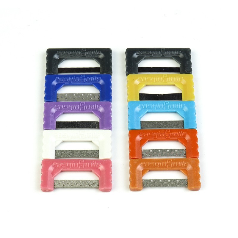 Orthodontic Interproximal Reduction Strips Dental IPR System Kit Hand 10Pcs/Set