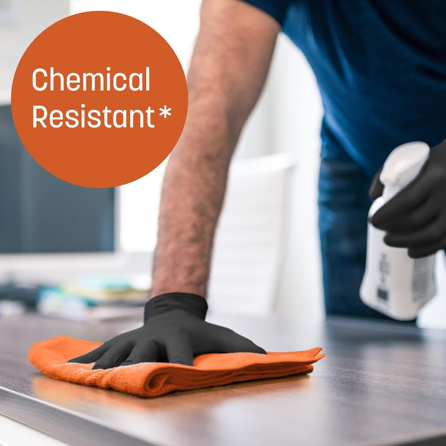 Black Nitrile Exam Gloves