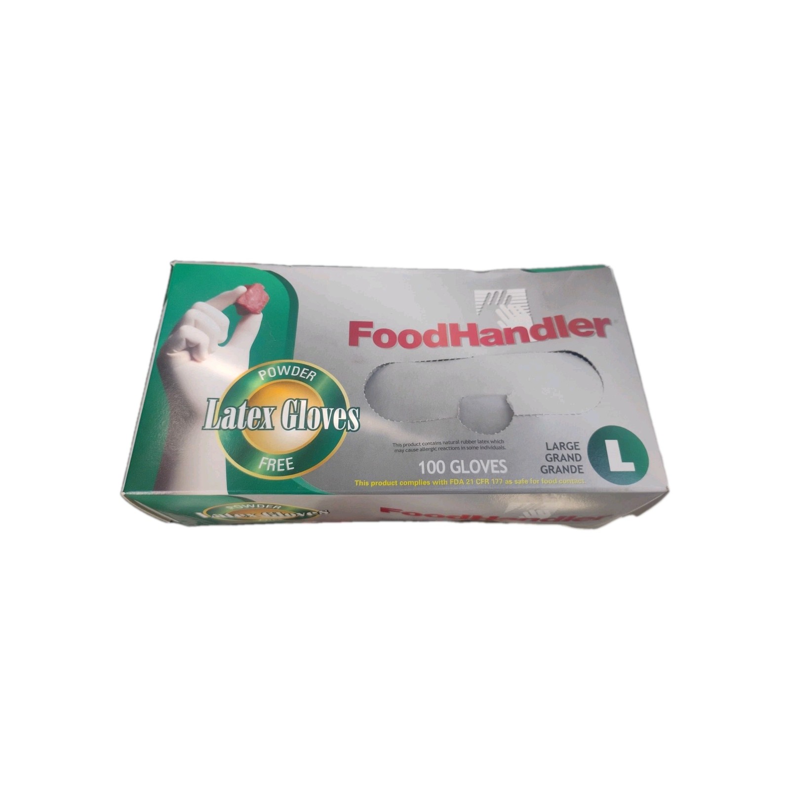 Food Handler Latex Powder Free Disposable 100 Gloves 100-FH16
