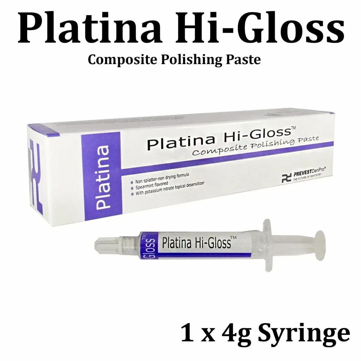 Prevest Denpro Platina Hi Gloss Composite Dental Polishing Paste 4gm Material