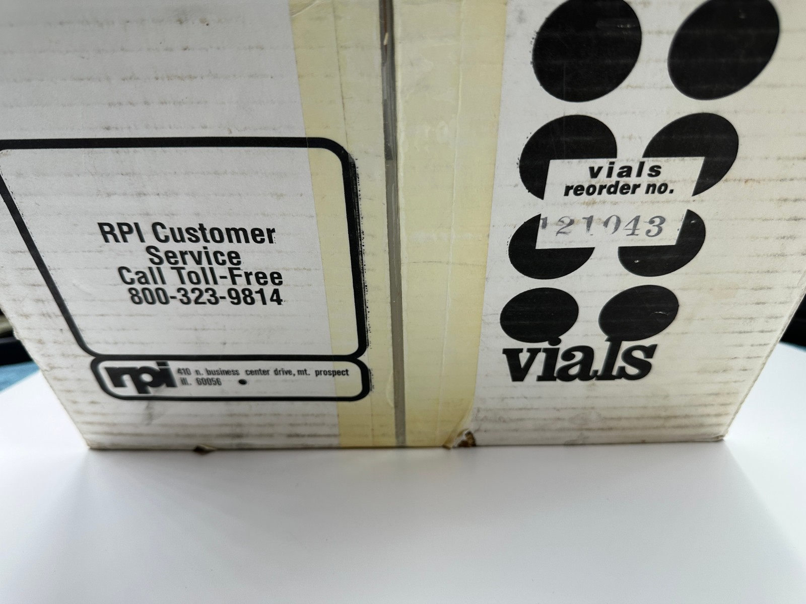 (200) RPI 20ml Scintillation Vials High Density Polyethylene Sample Lab 100 Caps