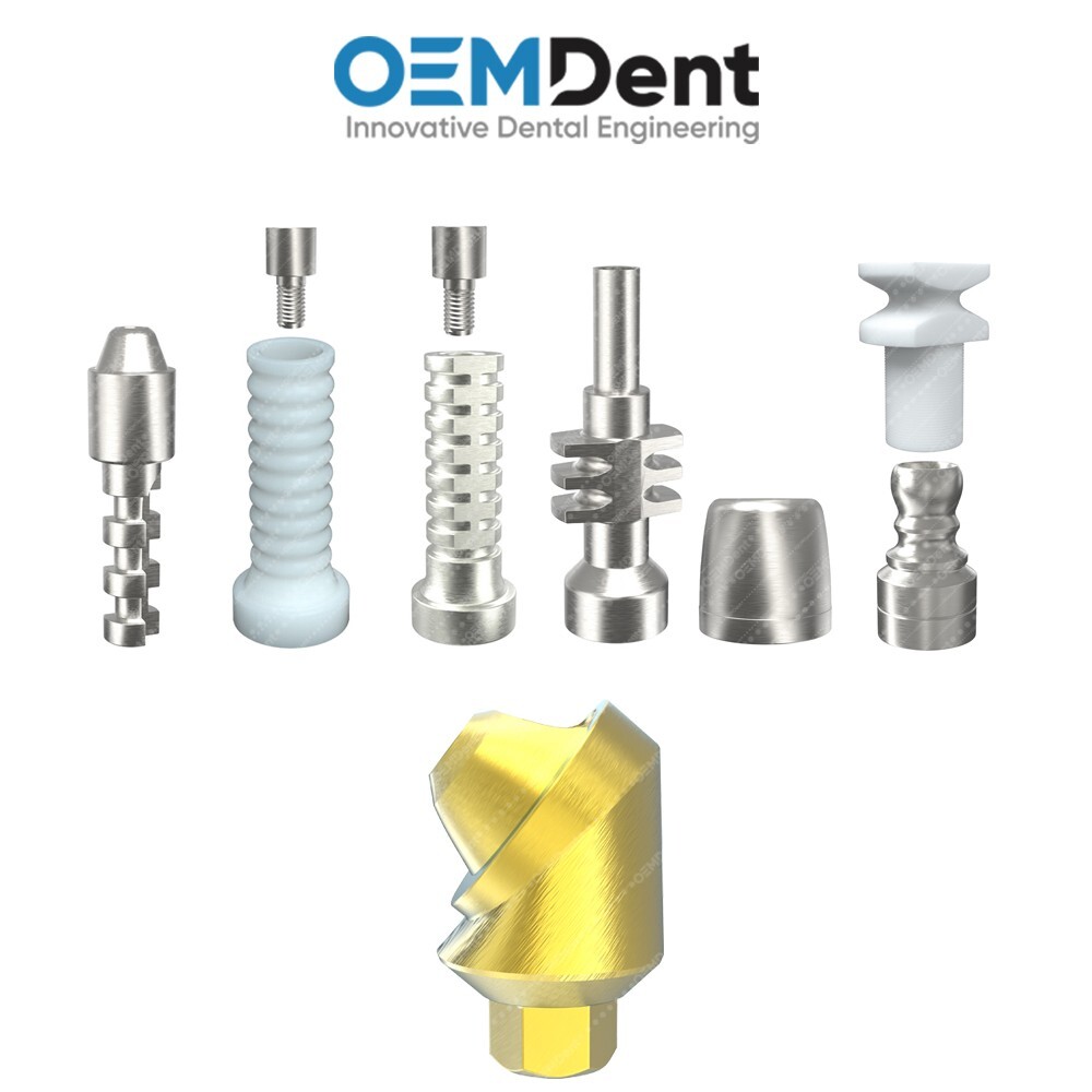 Dental Angulated MultiUnit 1.4 Kit 52° BlueSkyBio® Compatible Int Hex Connection