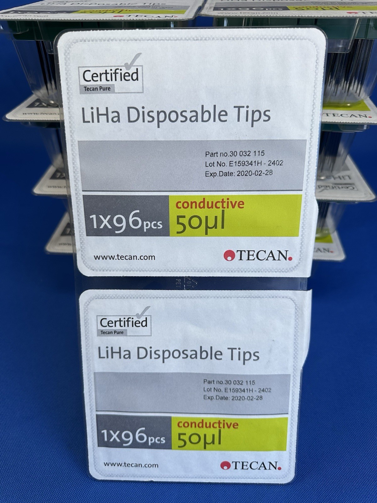 Tecan 30032115 50 µL LiHa Disposable Tips – Non Filtered – 2,304 (24 X 96 pcs)