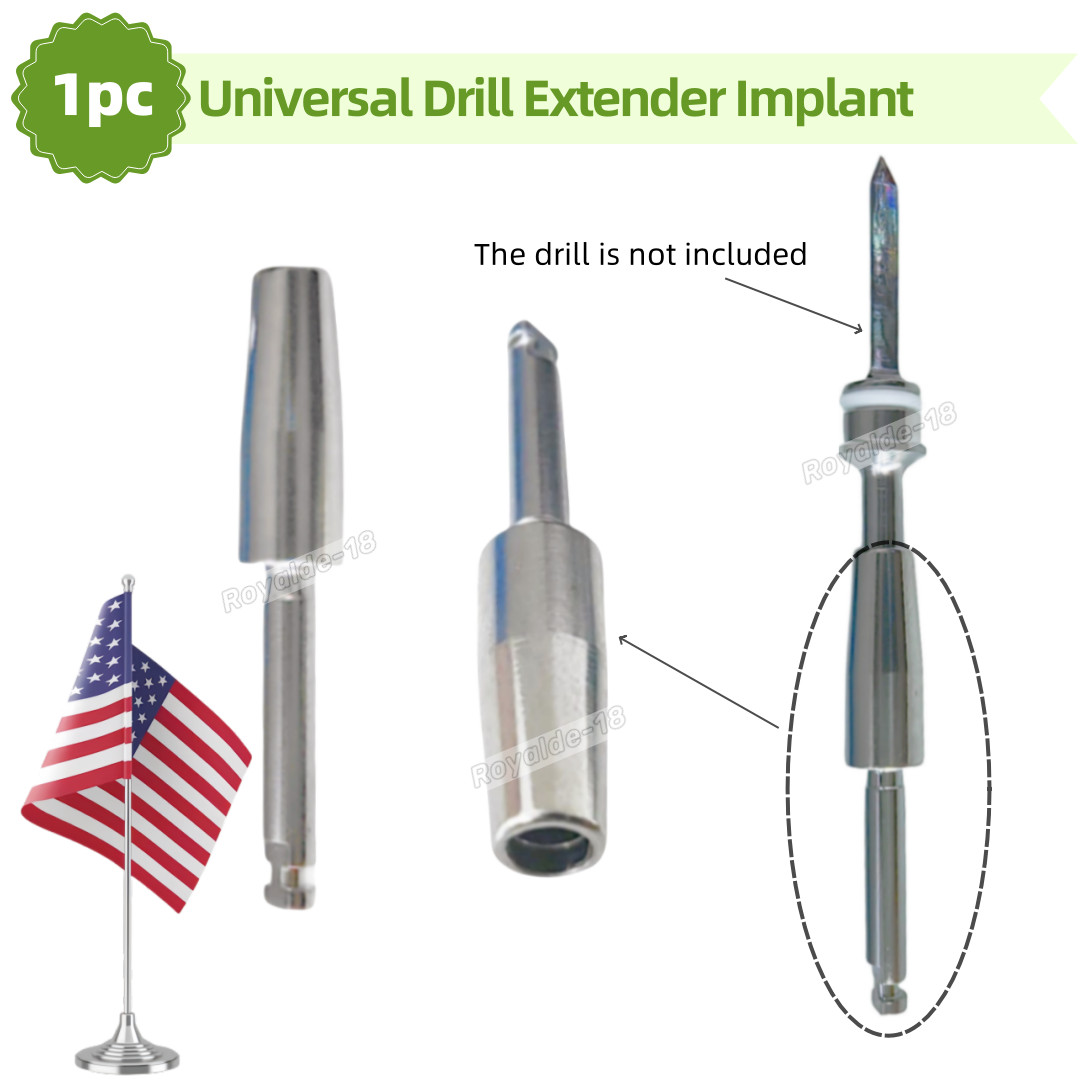 1pc Dental Universal Drill Extender Implant Drills Bur Length Extension Bar Rod