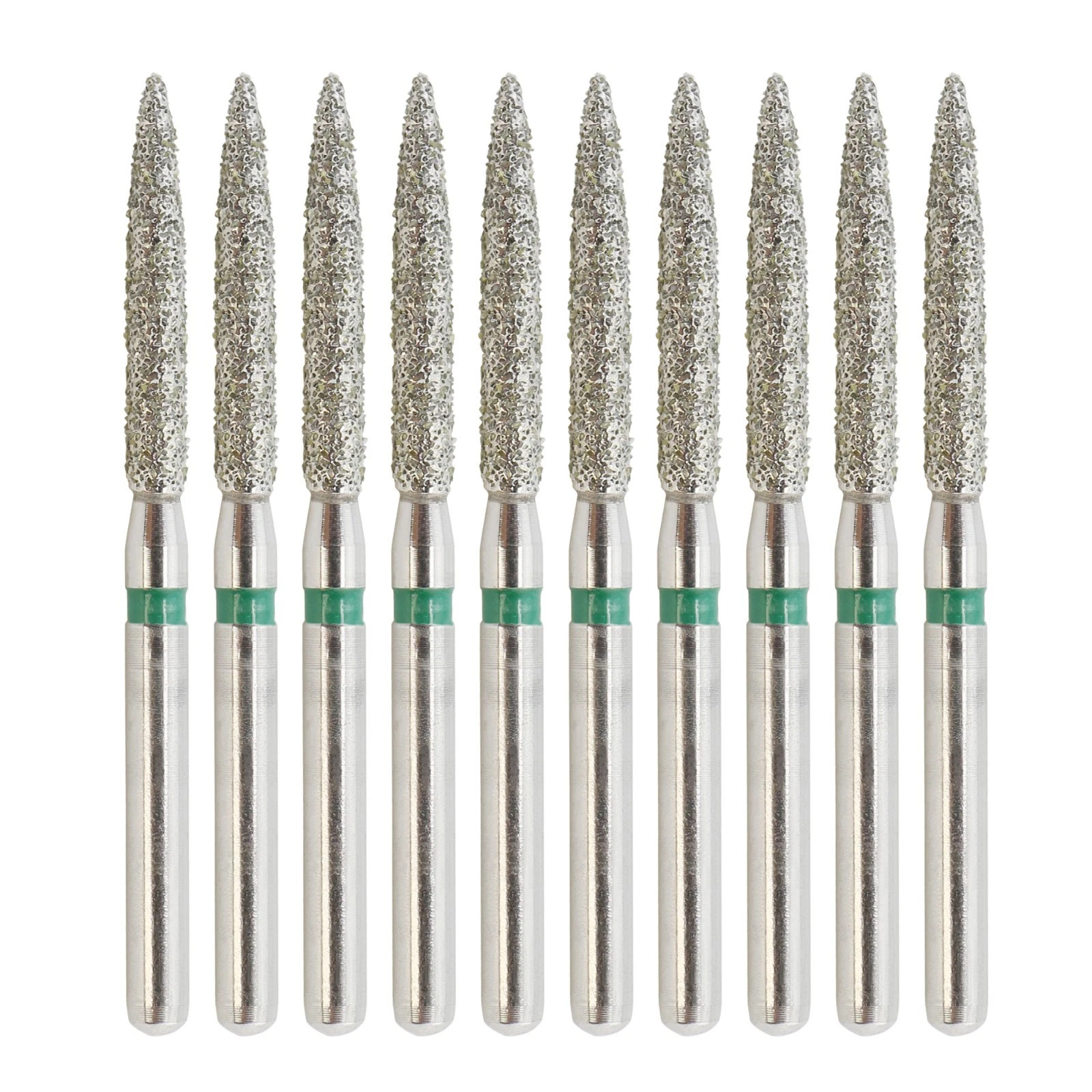 Dental Diamond Burs FG Flame Bur 863/016C Coarse Grit For High Speed Burr