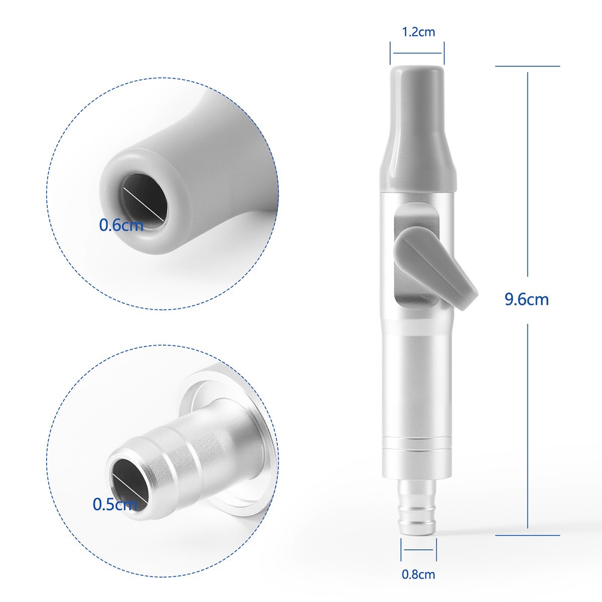 5X AZDENT Dental Universal Saliva Ejector Valve SE Weak Suction Handle