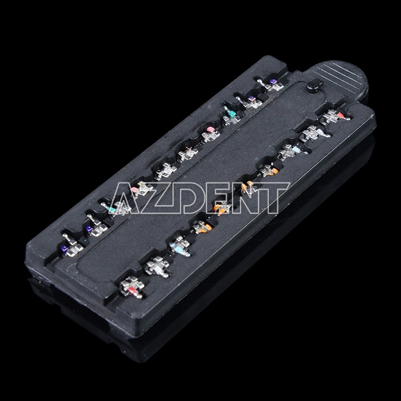20Pc AZDENT Dental Orthodontic Bracket Metal Braces Mini Roth .018 3-4-5 Hook