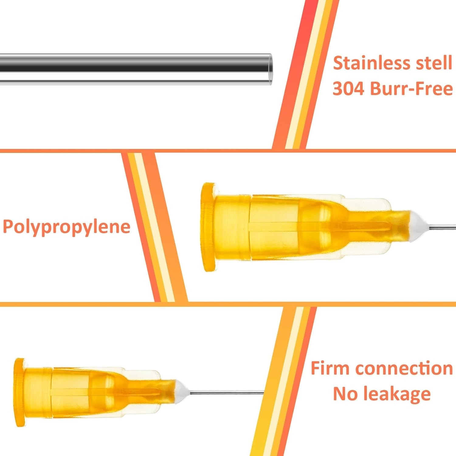 High-Quality 100 Disposable Needles – 25 Ga 1 Inch for Precision Dispensing