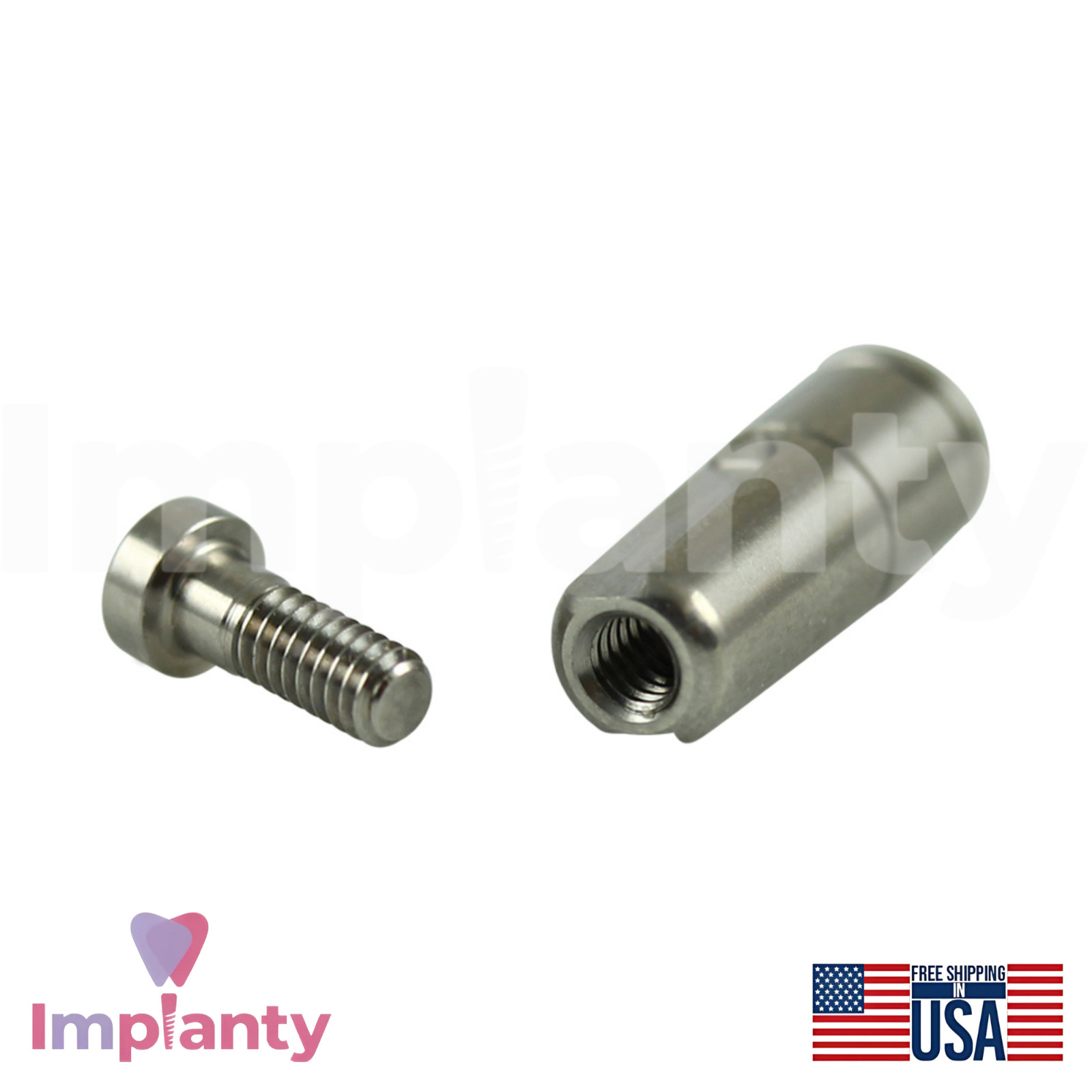 10x MIS® Seven Compatible Digital Dental Fixture Analog 3D Ø3.8mm Int Hex 2.45mm