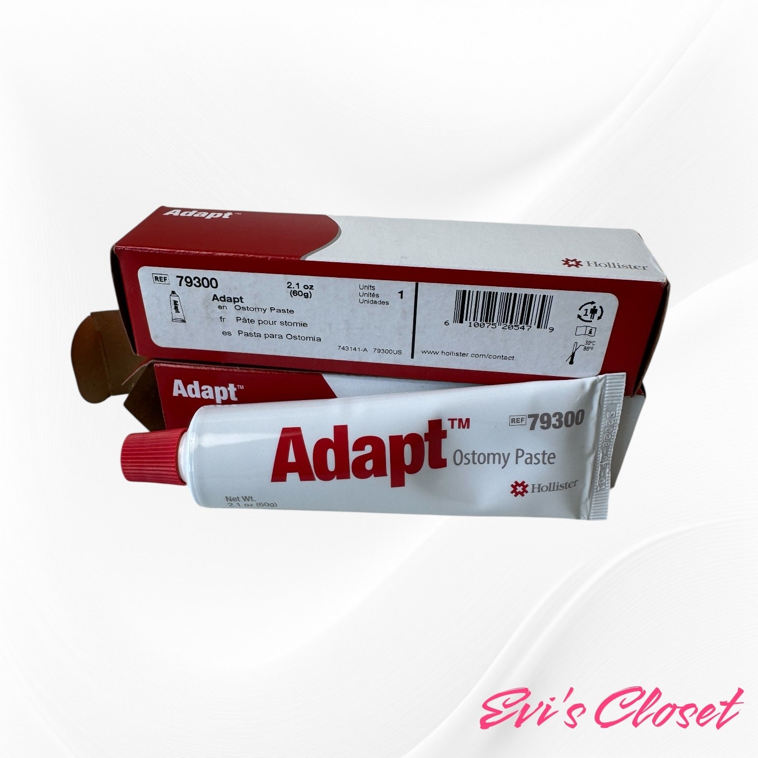 Ostomy Care Holister Adapt Paste 79300 Caulking Agent Latex Free 2 Tubes New