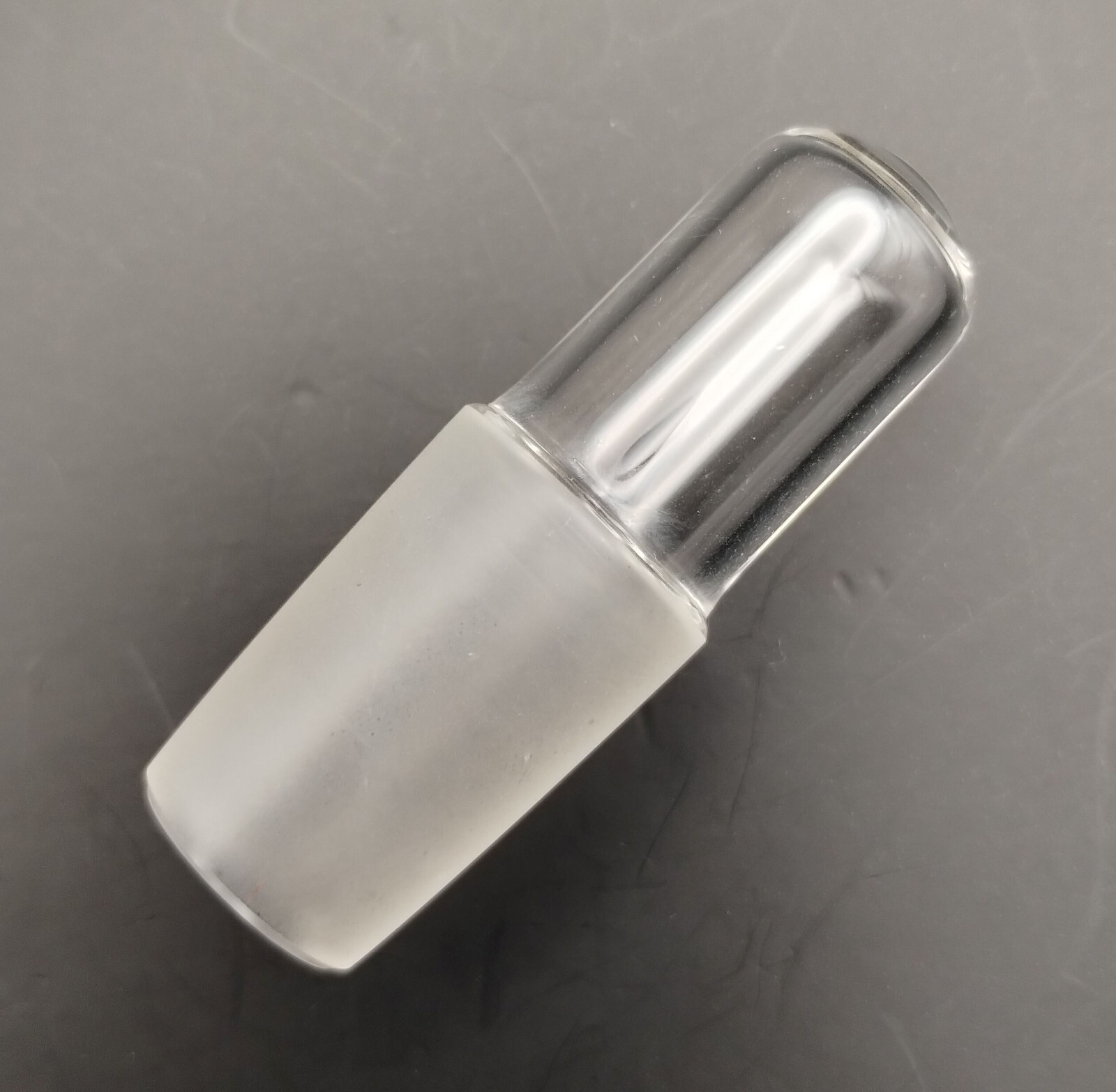 19mm Clear Glass Male Ground Joint Stopper Plug