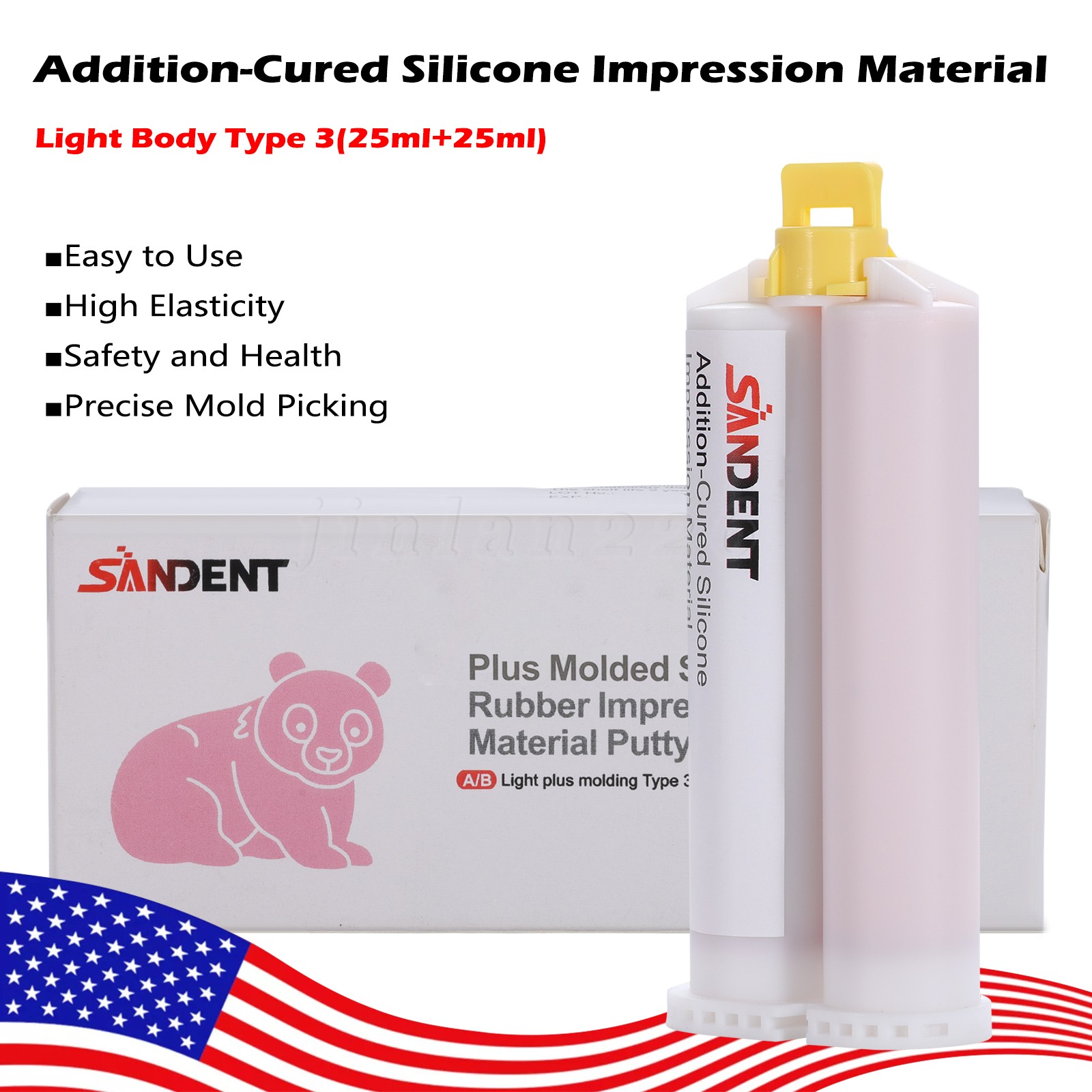Dental Putty Fast Set PVS VPS Dental Impression Material Silicon Base+Catalystst