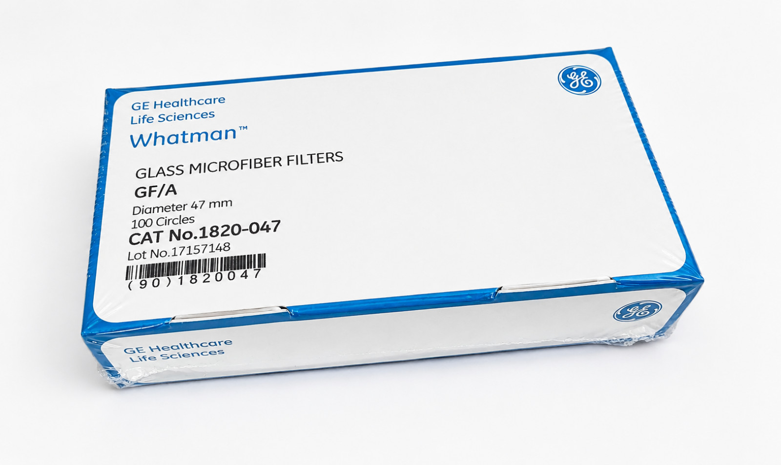 New GE Healthcare Whatman Grade GF/A Glass Microfiber Filters – 47mm, 100 Circle