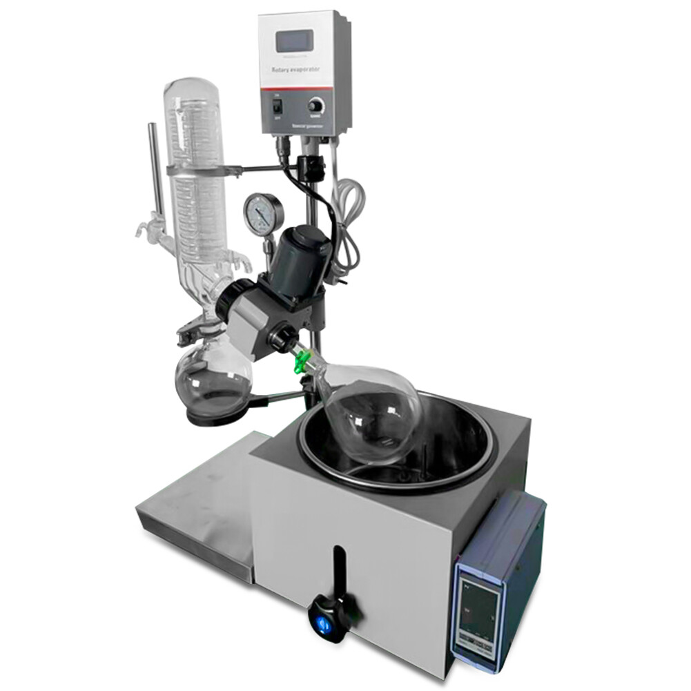 2L Rotary Evaporator 110V Laboratory Vacuum Evaporation Water Bath Lab Eqpt New