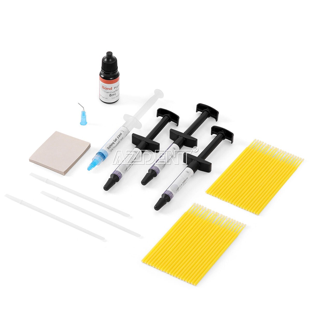Dental Bracket Braces Glue Ortho Bonding Agents Light Cure Resin Composite Kit