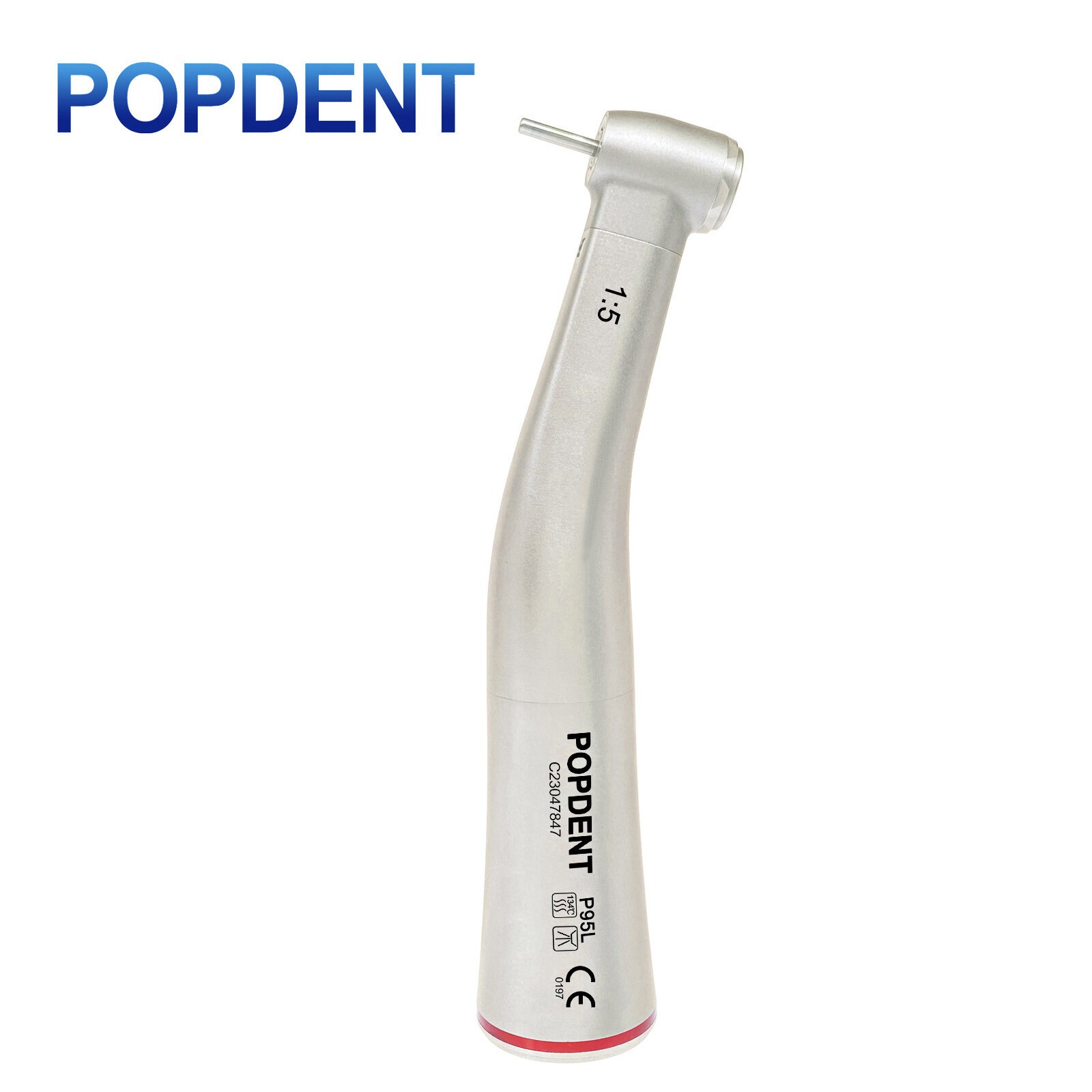 NSK Ti-MAX X95L Style Dental 1:5 LED Fiber Optic Contra Angle Handpiece Brackets