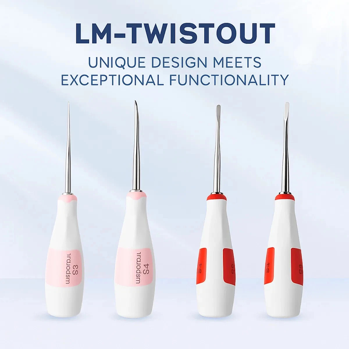 L M-TwistOut Elevators 1pc Robust dental designed for forceful extractions 1pack