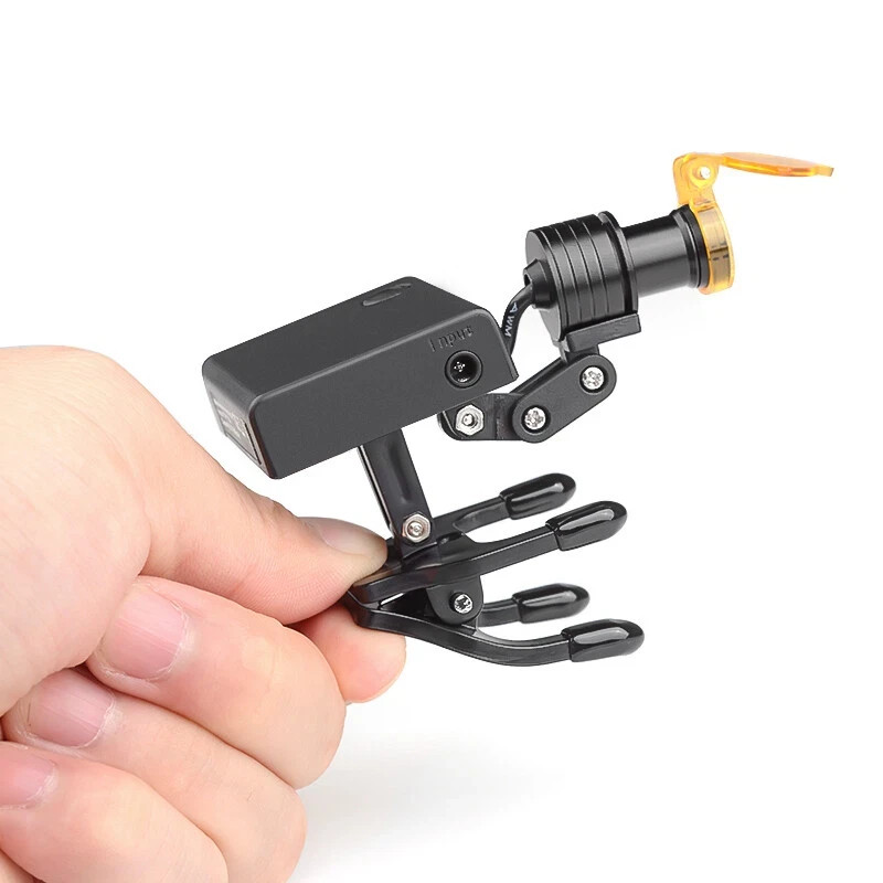 Wireless 5W Dental 3th LED Headlight with Optical Filter for Magnify Loupes