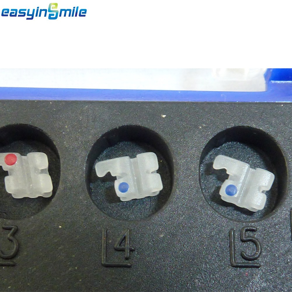 Dental Orthodontic Brackets Ceramic Clear Braces Roth/MBT Slot.022 Hooks 3-4-5