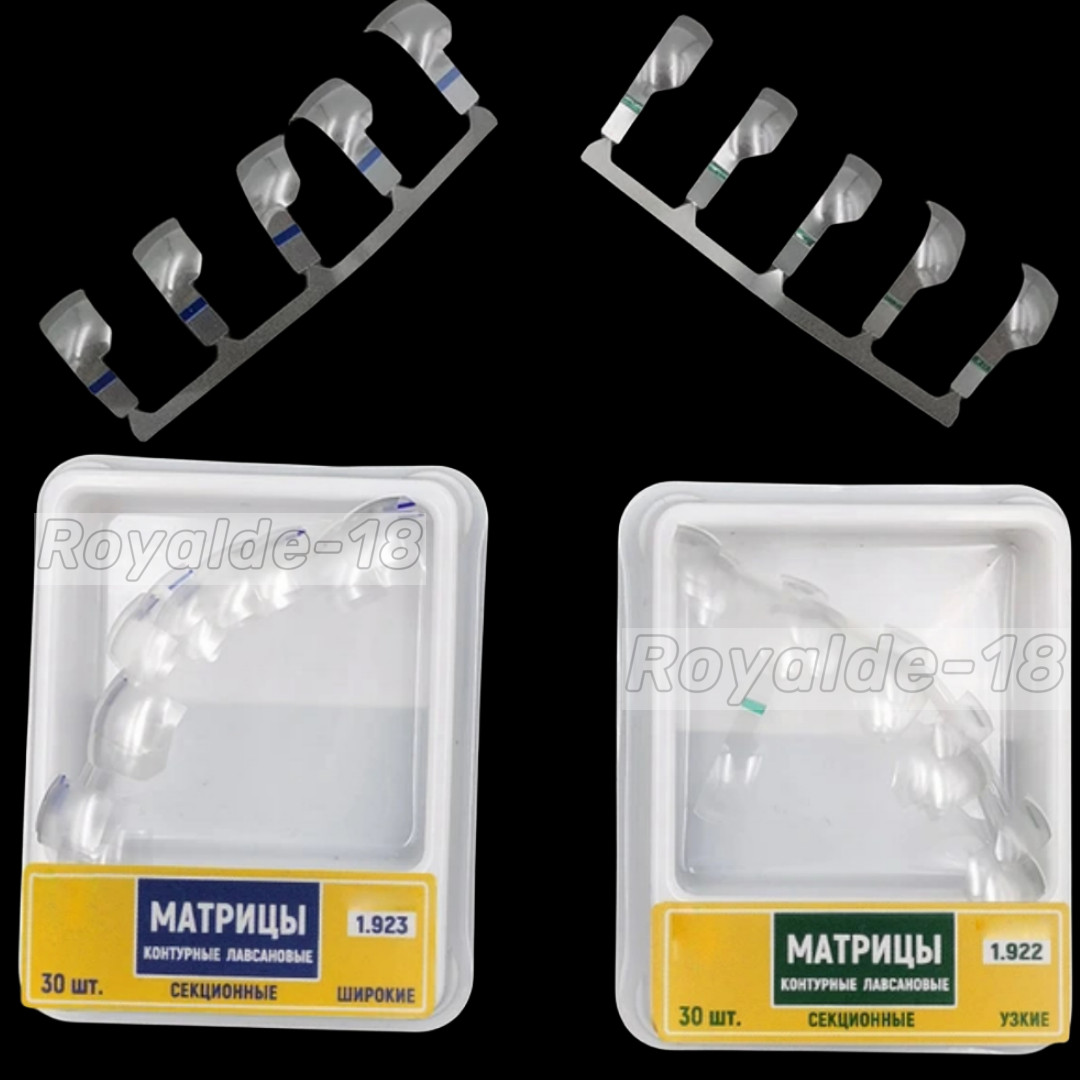 Dental Matrix Transparent TOR VM Matrices Polyester Strip Elastic Wedges 1.922/3
