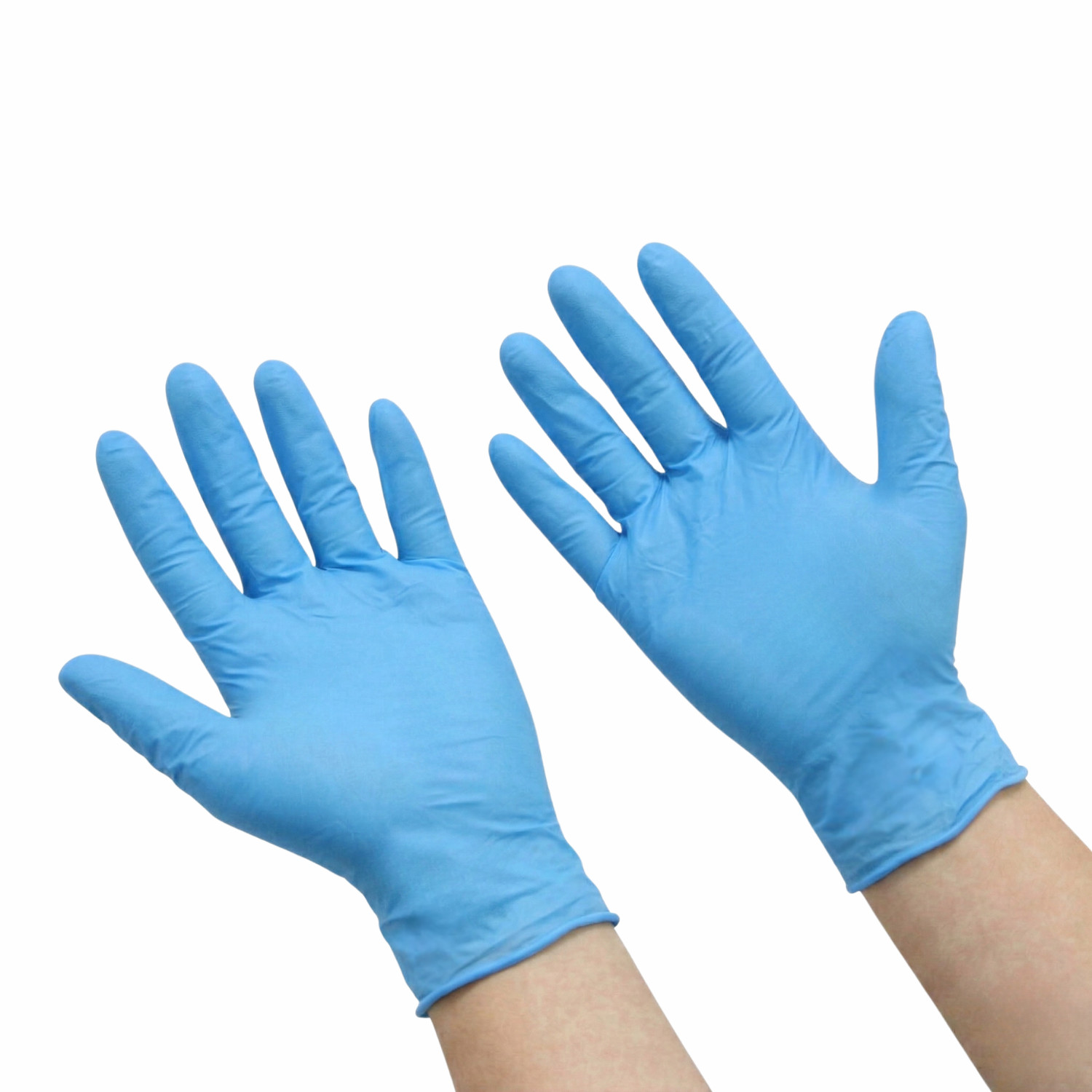 2000 Gloves Blue Industrial Nitrile Gloves Powder Free 5 Mil 2XL