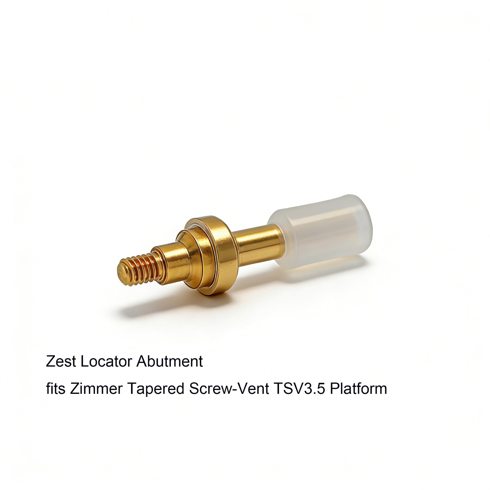 Locator Overdenture Abutment Fit Zimmer Screw-Vent 3.5mm Implant Retention Cap