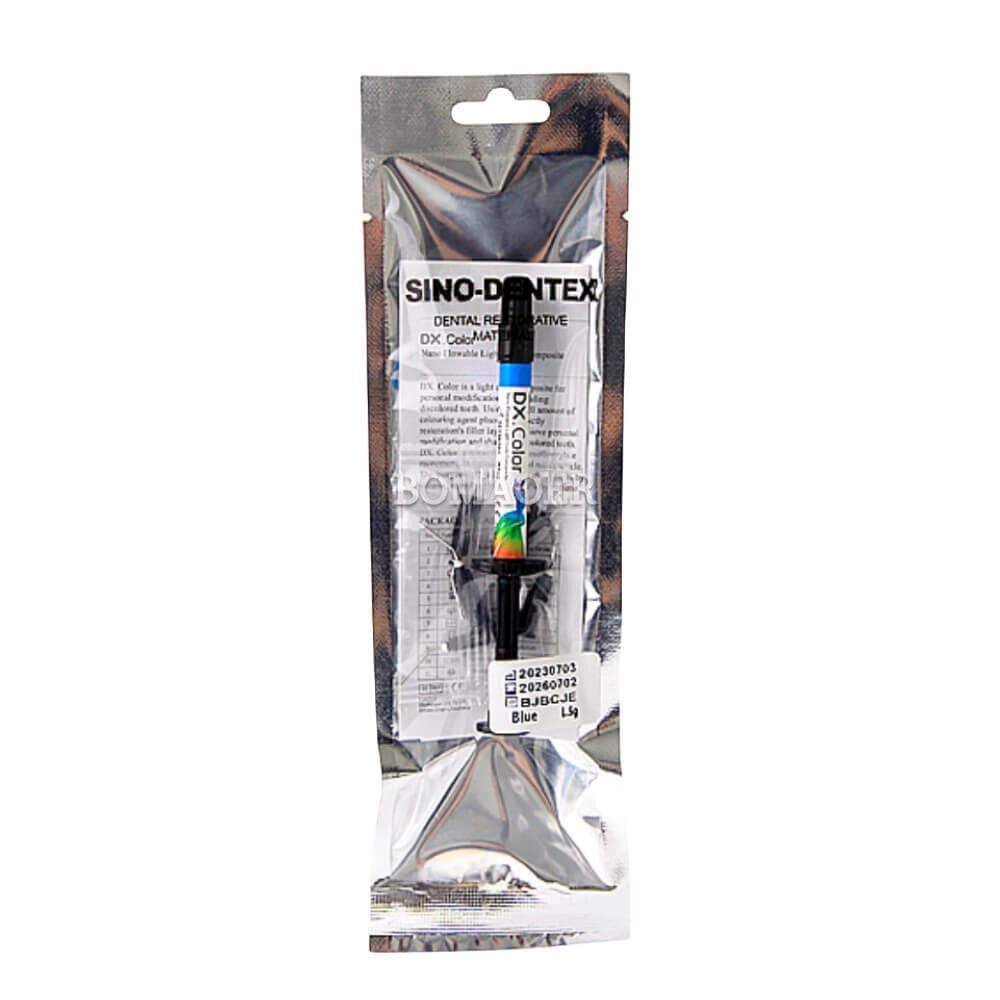 Dental Light Curing Flowable-Color Composite Resin 8-Color optional 1.5g/Syringe