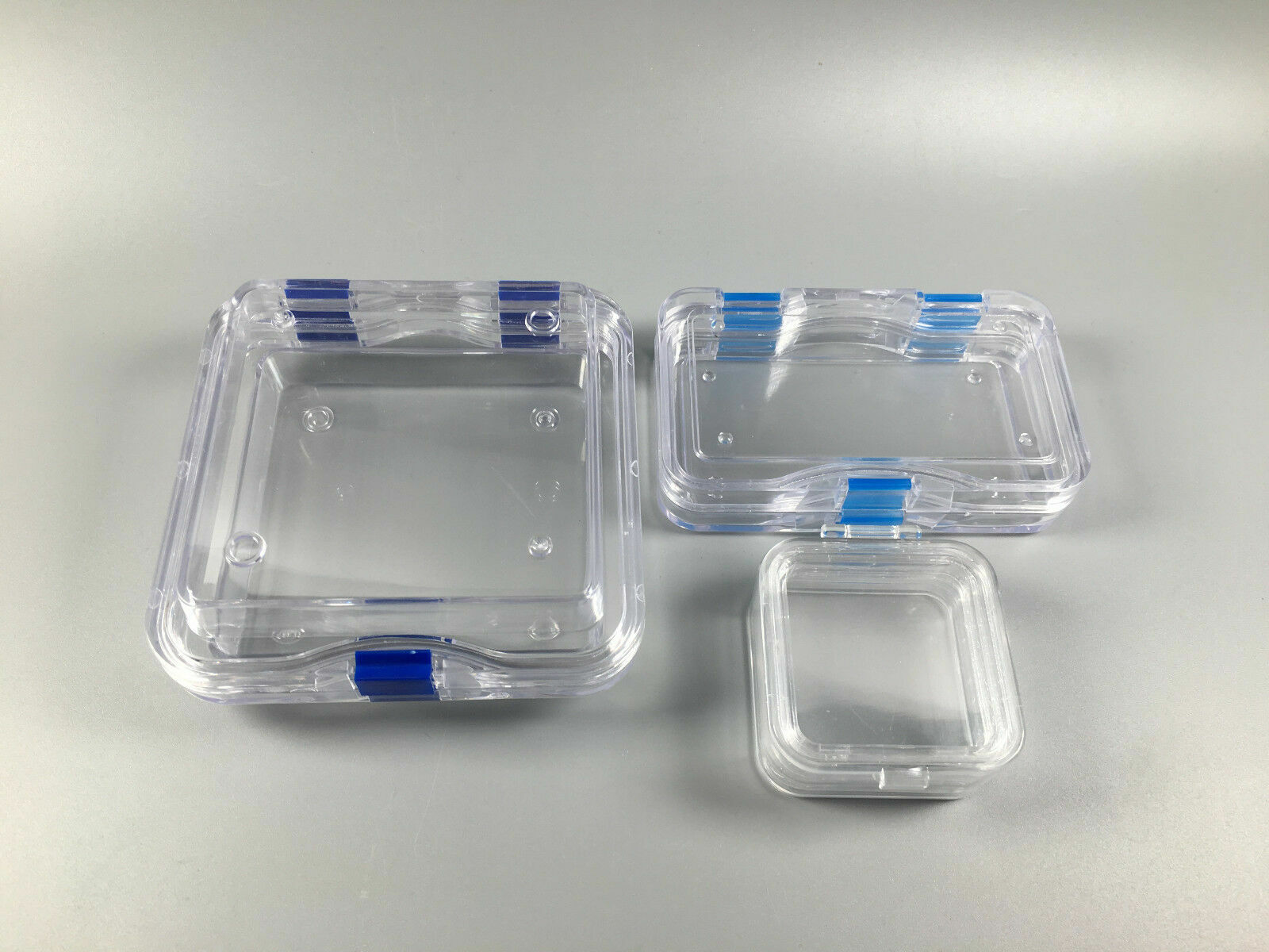 Denture False Inlay Teeth Membrane Case Hinged Display Jewelry Box Fragile 4size