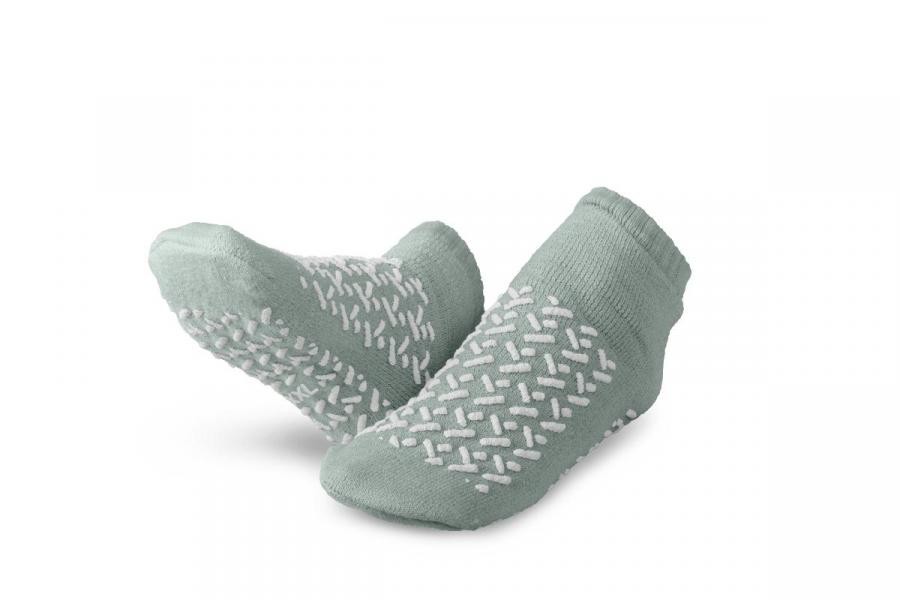 Medline Double-Tread Slippers, 2X-Large, Gray, MDTDBLTREDXXL