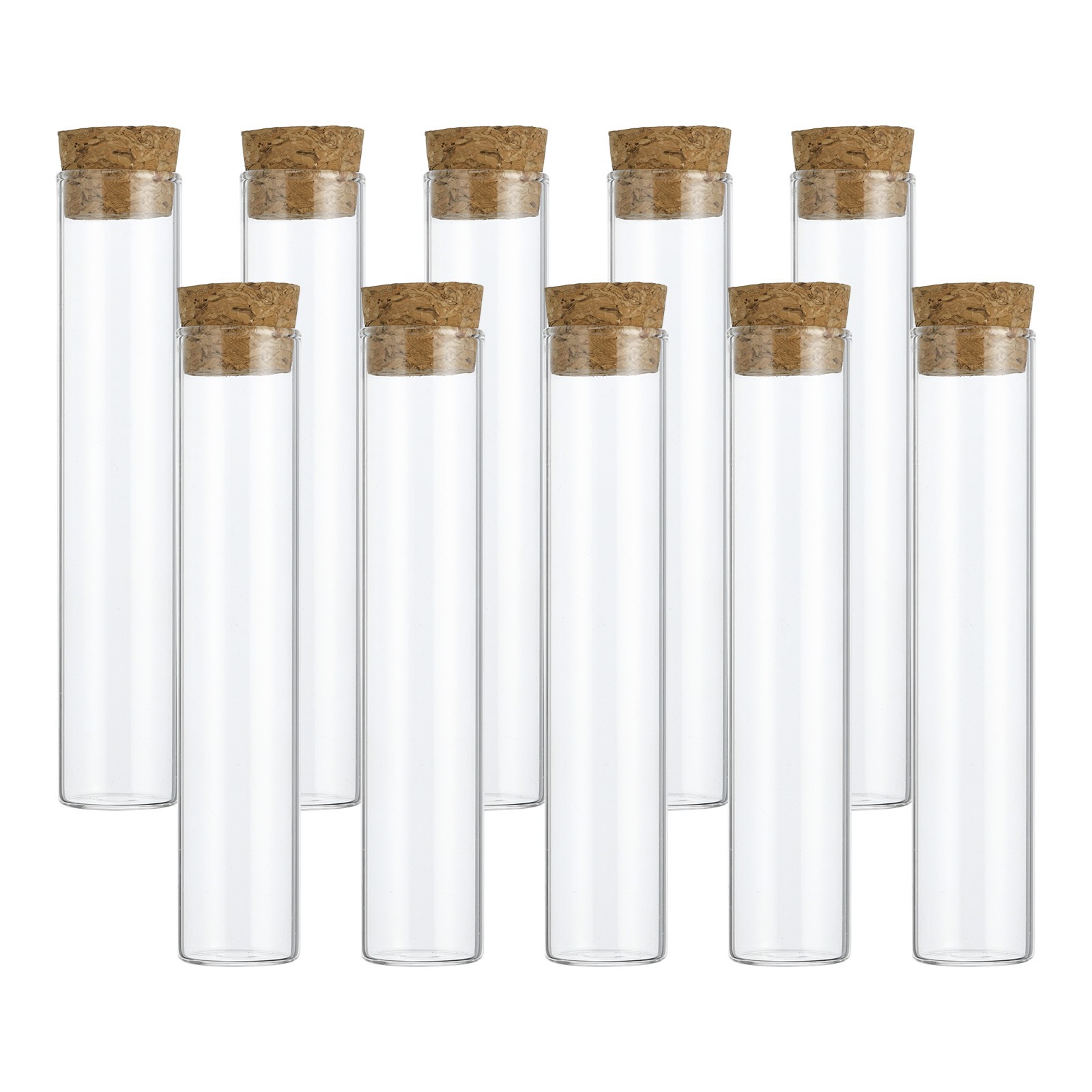 25ml Test Tubes, 30pcs 3.94×0.79in Glass Test Tube Containers with Cork Stopper