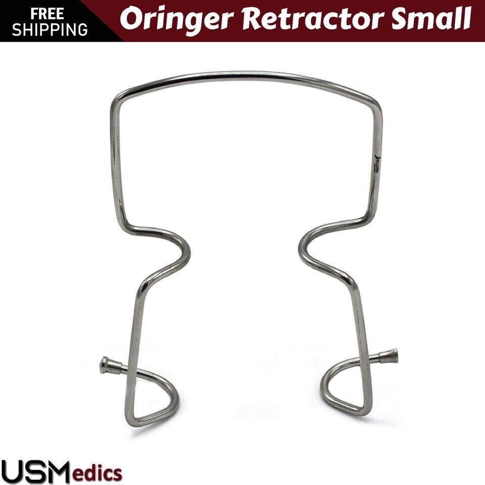 Oringer Lip Cheek Small Retractors Self Dental Surgical Retaining Metal Wire Lab