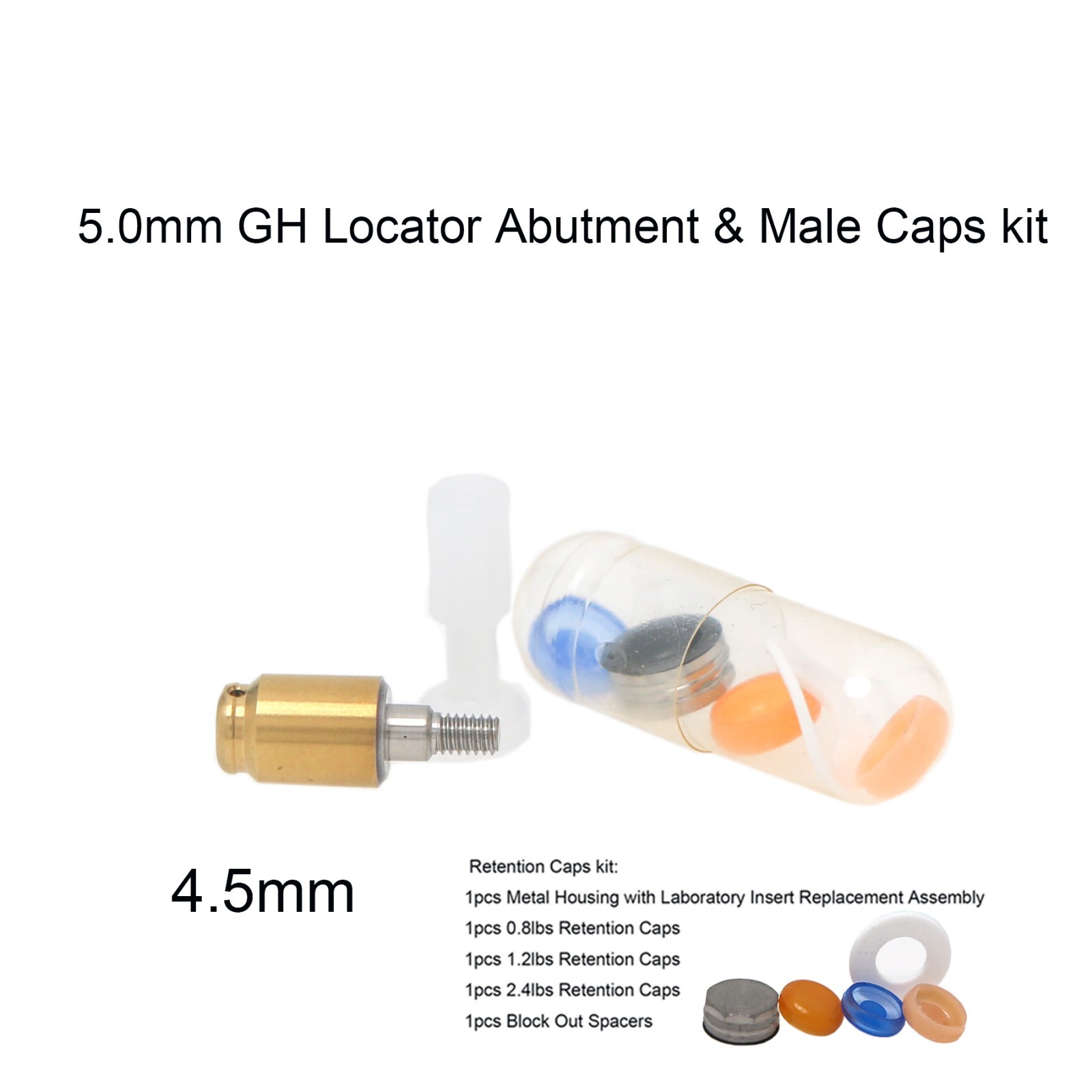 US Locator Abutment Narrow/Regular fits Biohorizons Tapered Conical Internal Hex