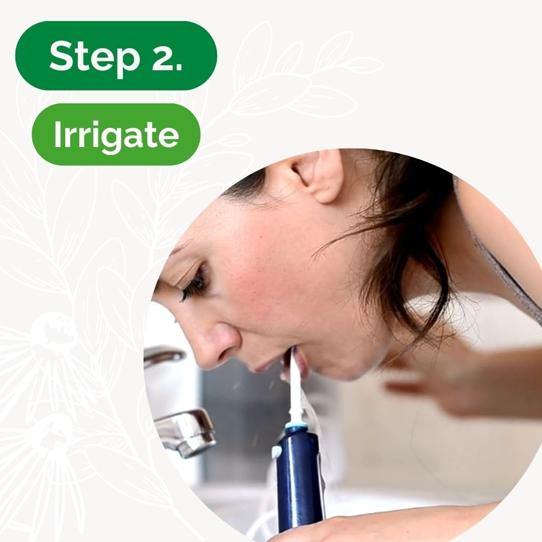 Under The Gums Irrigant Solution – Alcohol-Free, Vegan Herbal Solution for Wa…