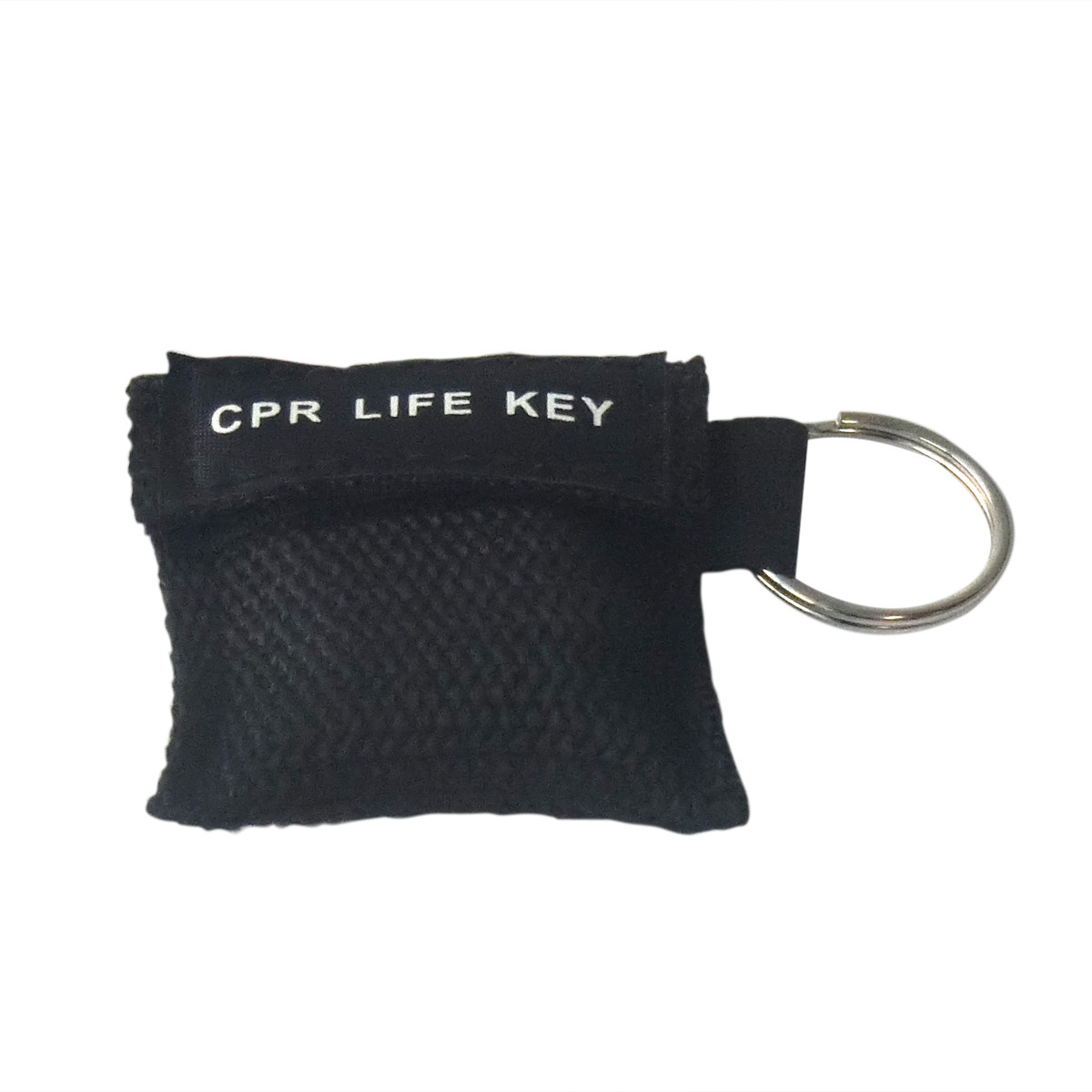 200pcs CPR Transparent Mask Random Colors Nylon Keychain CPR Mask CPR Kits