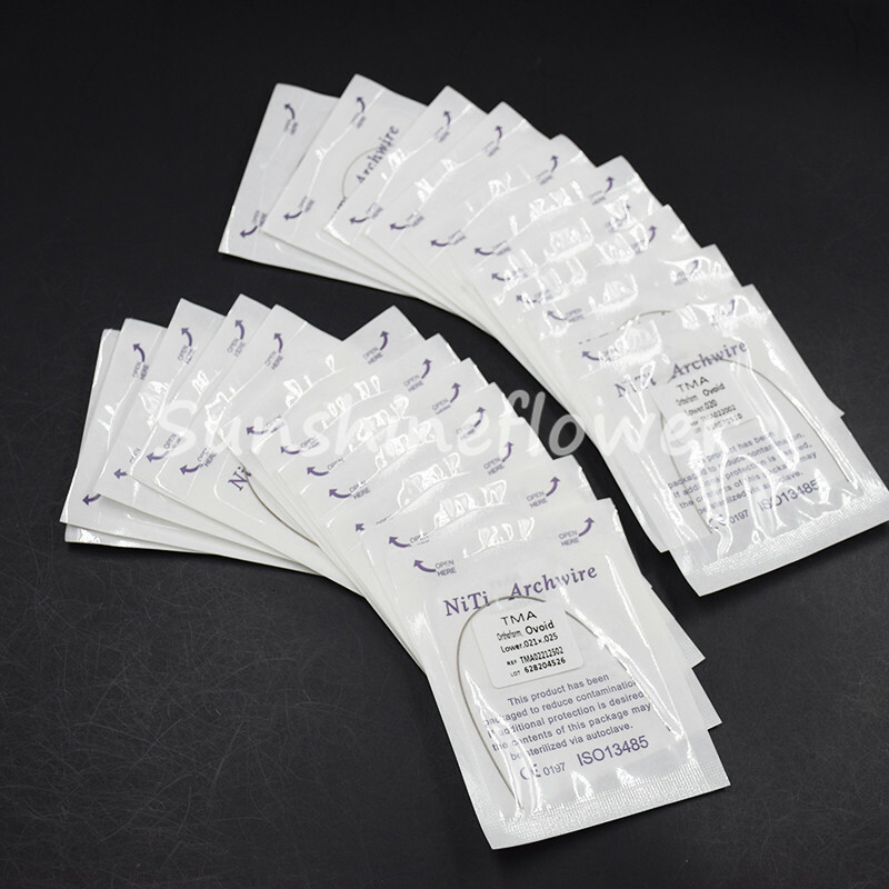 1 Pack Dental Orthodontic TMA Molybdenum Alloy Round Ovoid Form Arch Wire Choose