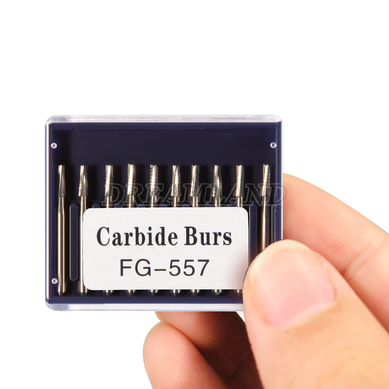 USA Dental Midwest FG #557 Clinic Length Cross Cut Carbide Burs 100/Pk（19mm）