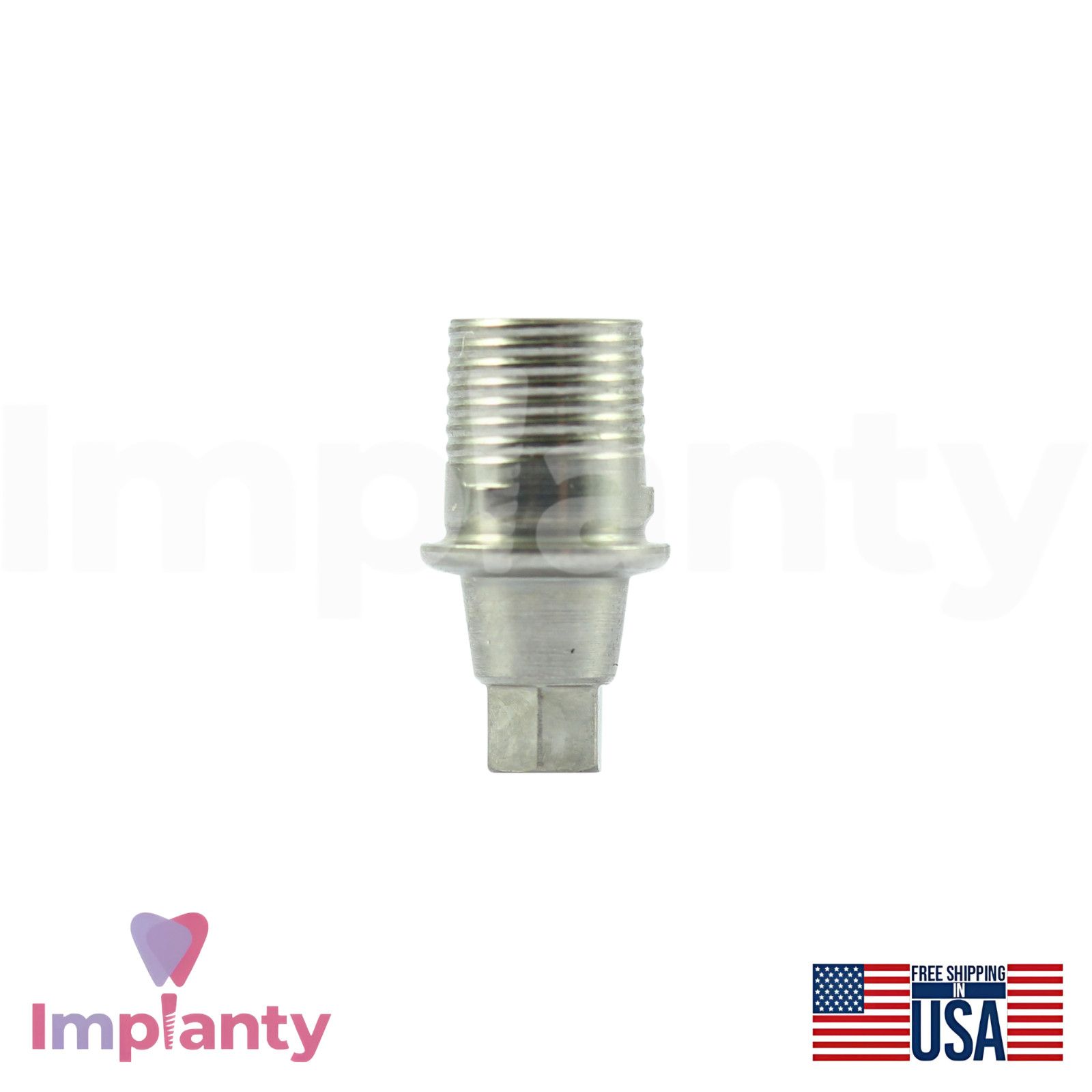 10x Neodent GM Compatible Titanium Base Ø4.5mm Prosthetic Grand Morse Connection