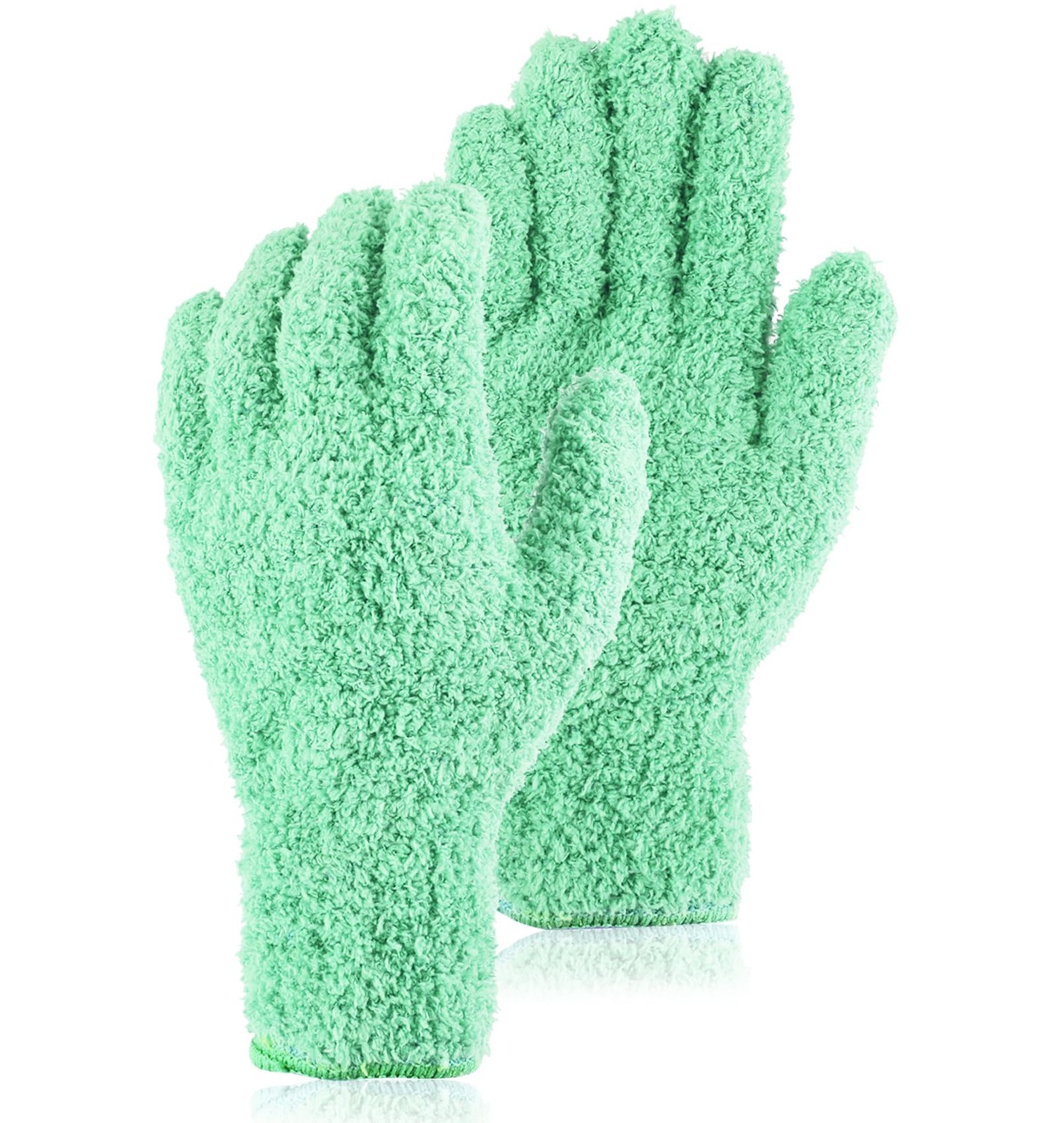 FRCTLNKG 2 Pcs Microfiber Gloves for Plants, Microfiber Plant Cleaning Gloves…