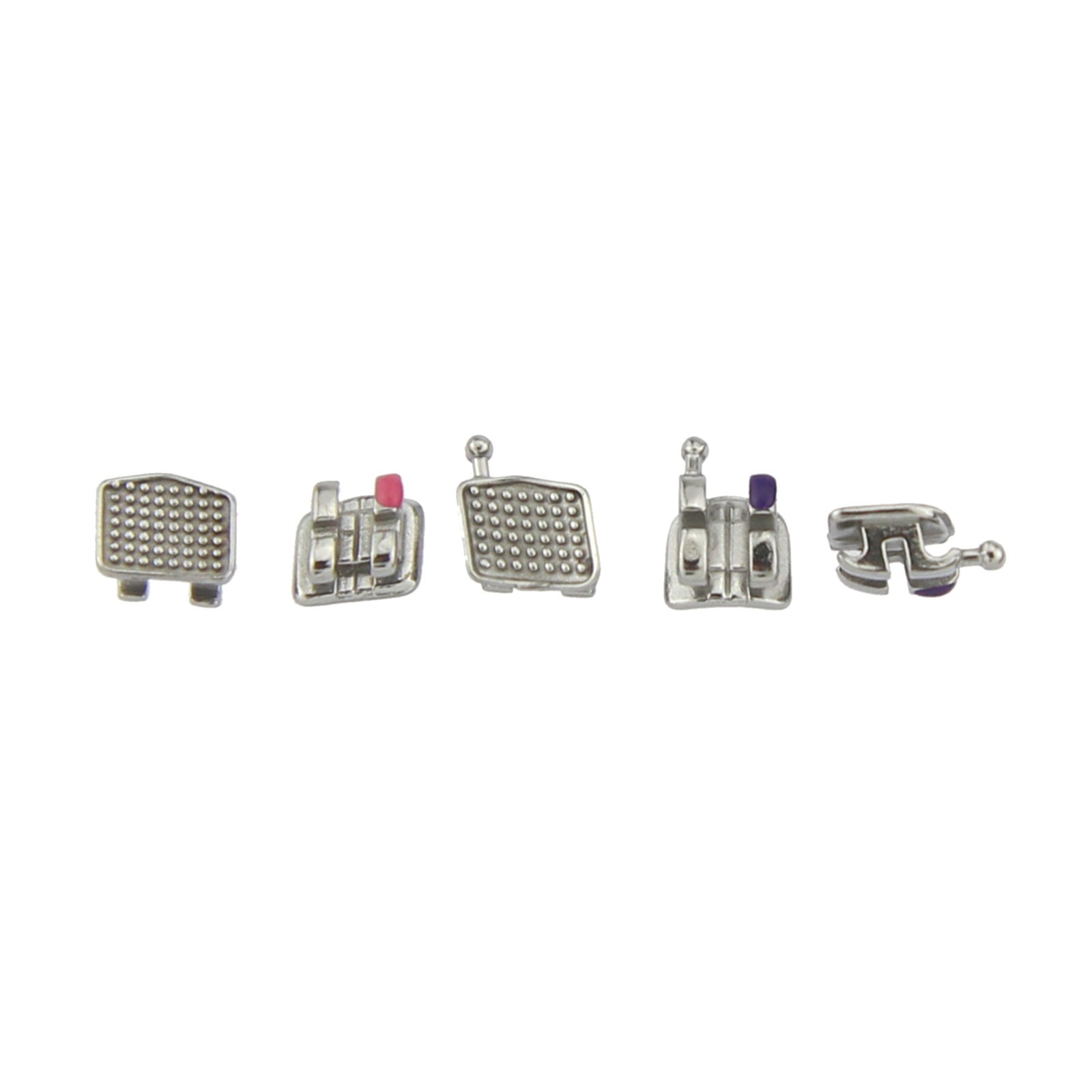 Dental Ortodoncia Brackets MIM Metal Braces Mini Roth MBT 0.018 345 Hooks 5-5