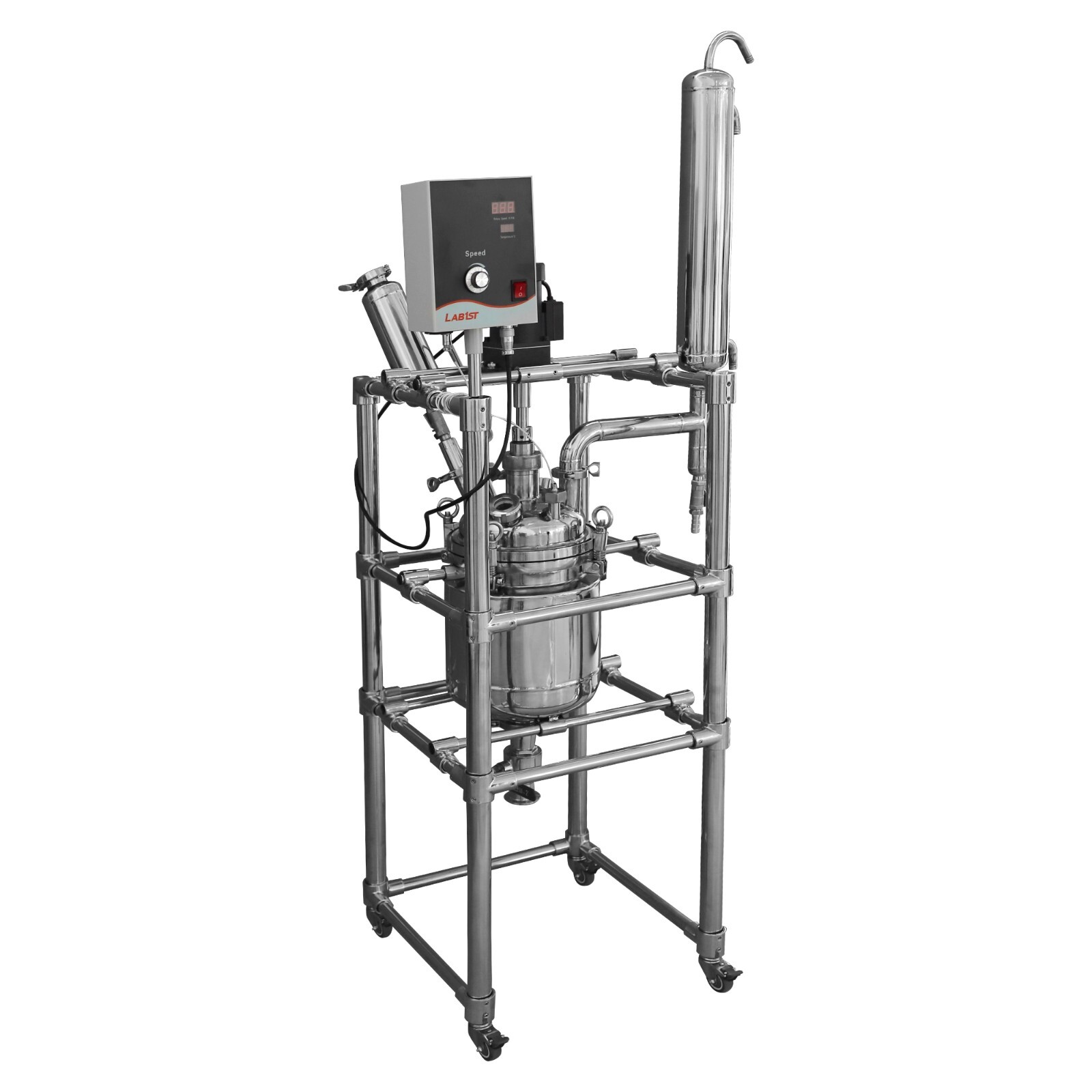 LAB1ST 110V & 220V 5L Jacketed Stainles Steel Reactor
