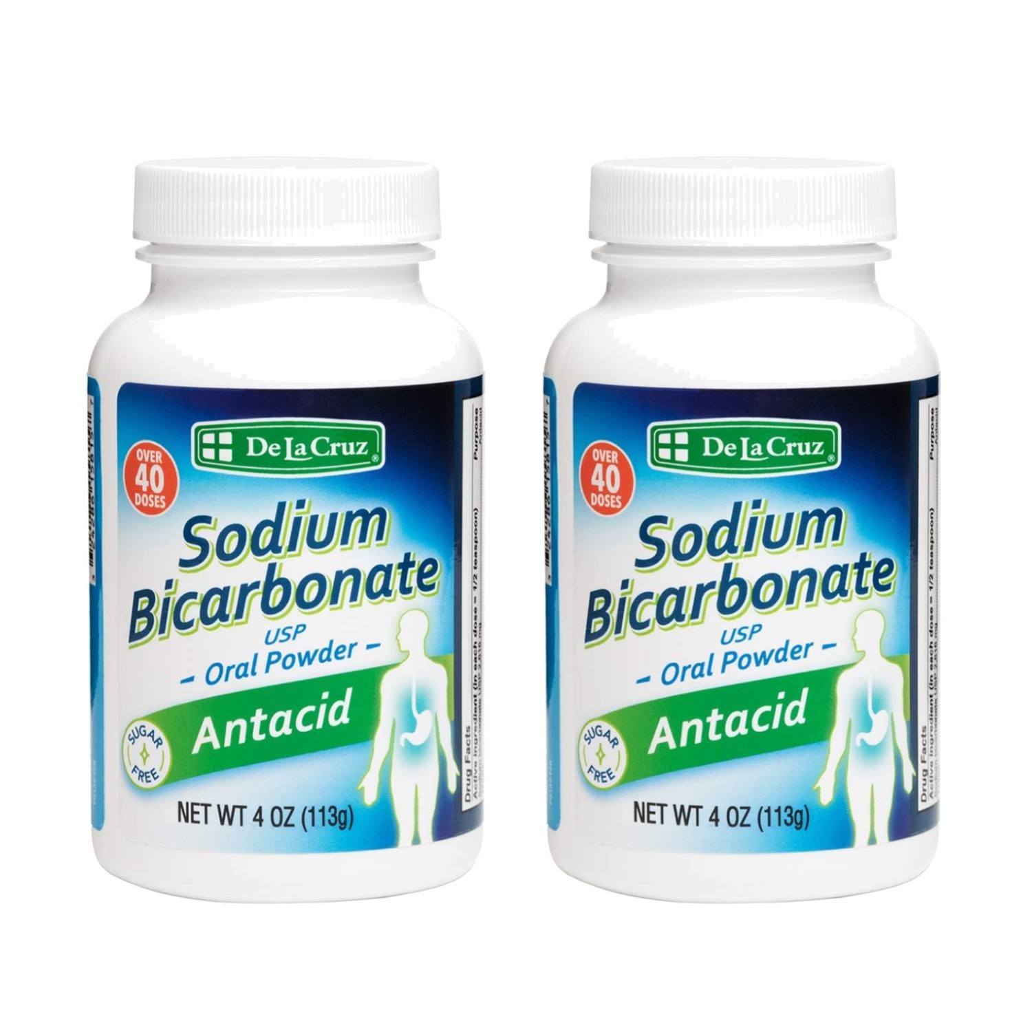 Pure Baking Soda Powder – Antacid for Heartburn – 4oz-~