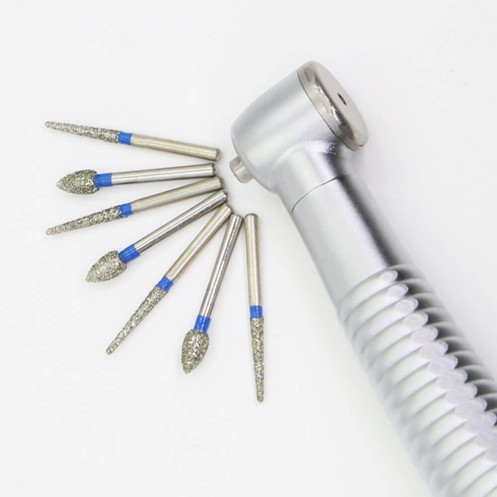 200 PCS Dental diamond bur For high speed handpiece Turbine Burs you choose size