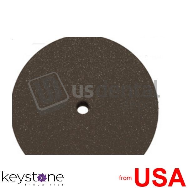 KEYSTONE Rubber Polishing Wheels 7/8in x 1/8in (22.2 x 3.1 mm) 100 034-1900800