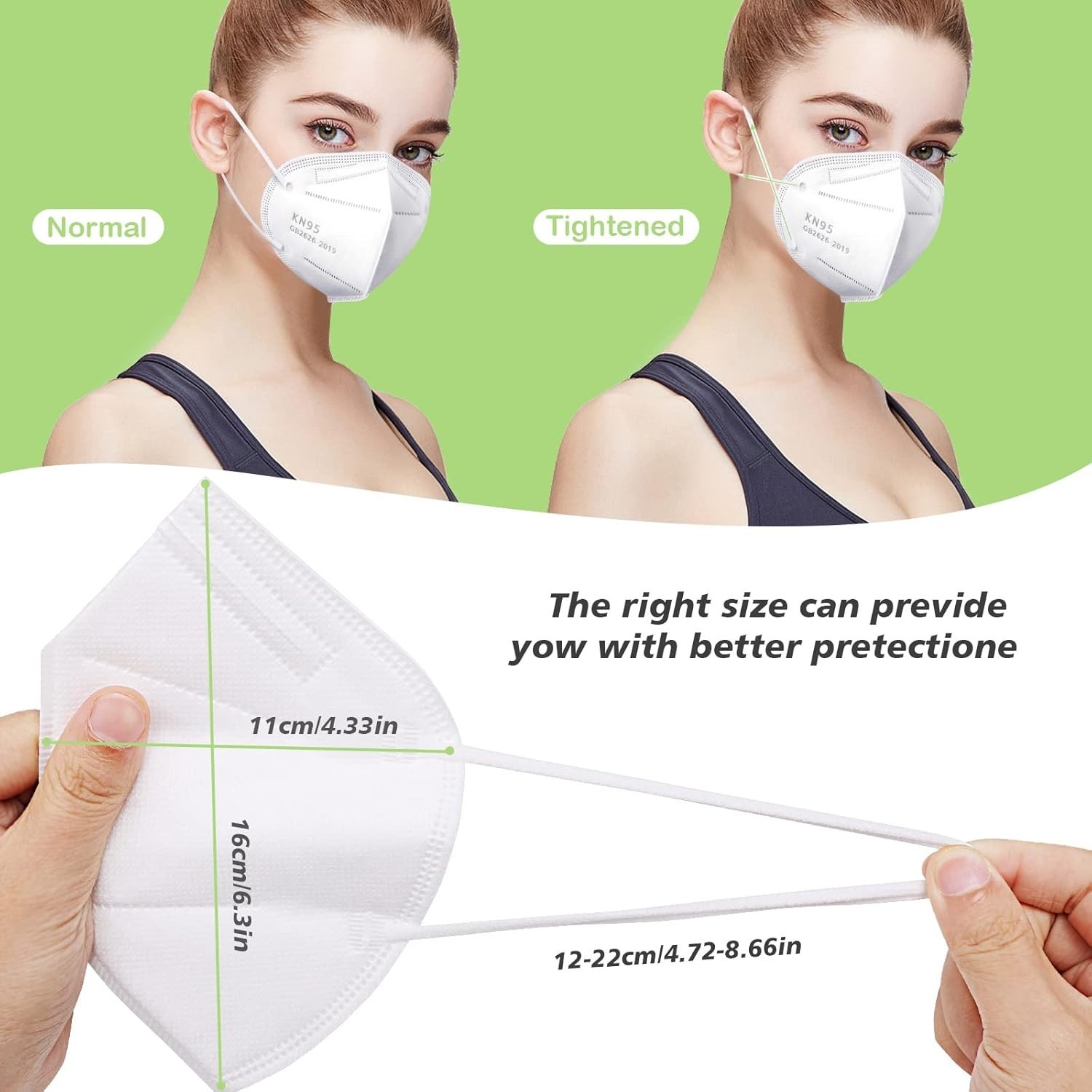 50 Pcs Lightweight 5-Layer Face Masks – Comfortable & Disposable Safety Gear