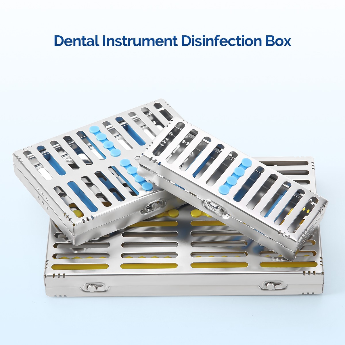 AZDENT Dental Sterilization Cassette Rack Box Tray Surgical Instrument Autoclave