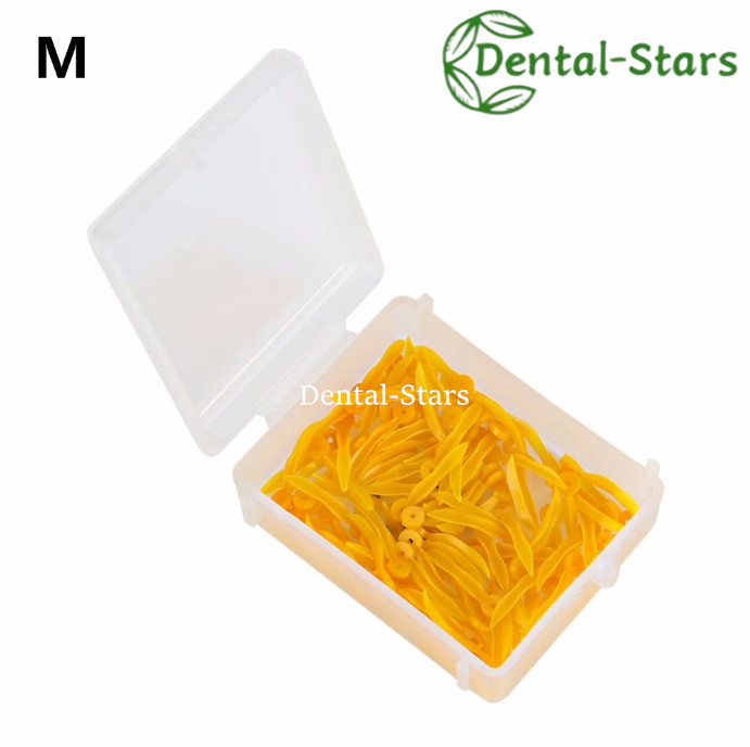 1000x Dental Wedges Plastic Concave Diastema Wave Shape Tooth Gap Wedge w Holes