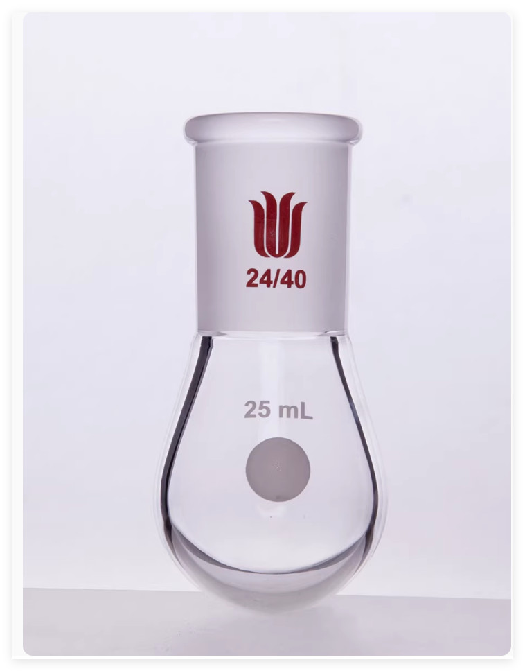 Synthware flask 24/40 Pear shape recovery flask 25 250ml up to 2L